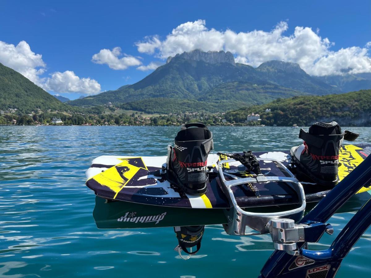 Entre Lac D'Annecy Et Montagnes, Golf Et Parapente A Pieds Talloires Exterior foto